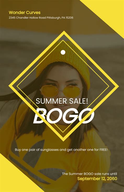 Free Bogo Poster Templates .